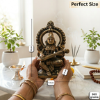 Pure Brass Goddess Saraswati Idol