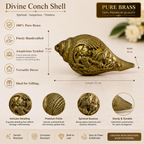 Pure Brass Divine Shankh