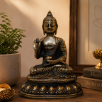 Pure Brass Meditation Buddha