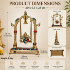 Pure Brass Ganesha on Swing