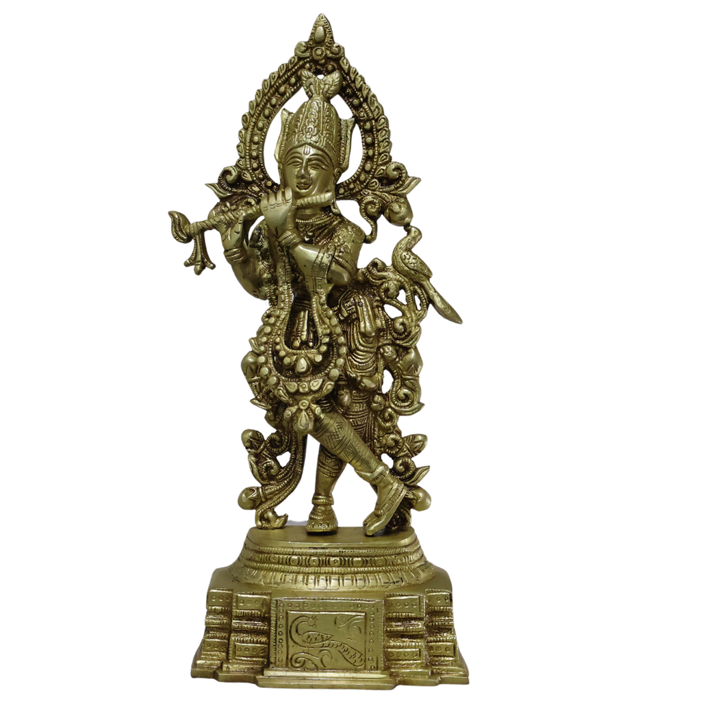 Brass Krishna Idol