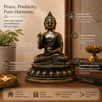 Pure Brass Meditation Buddha