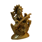 Pure Brass Saraswati Devi