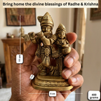 Pure Brass Radha Krishna