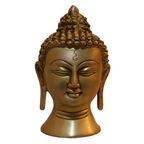 Pure Brass Sleeping Buddha Idol