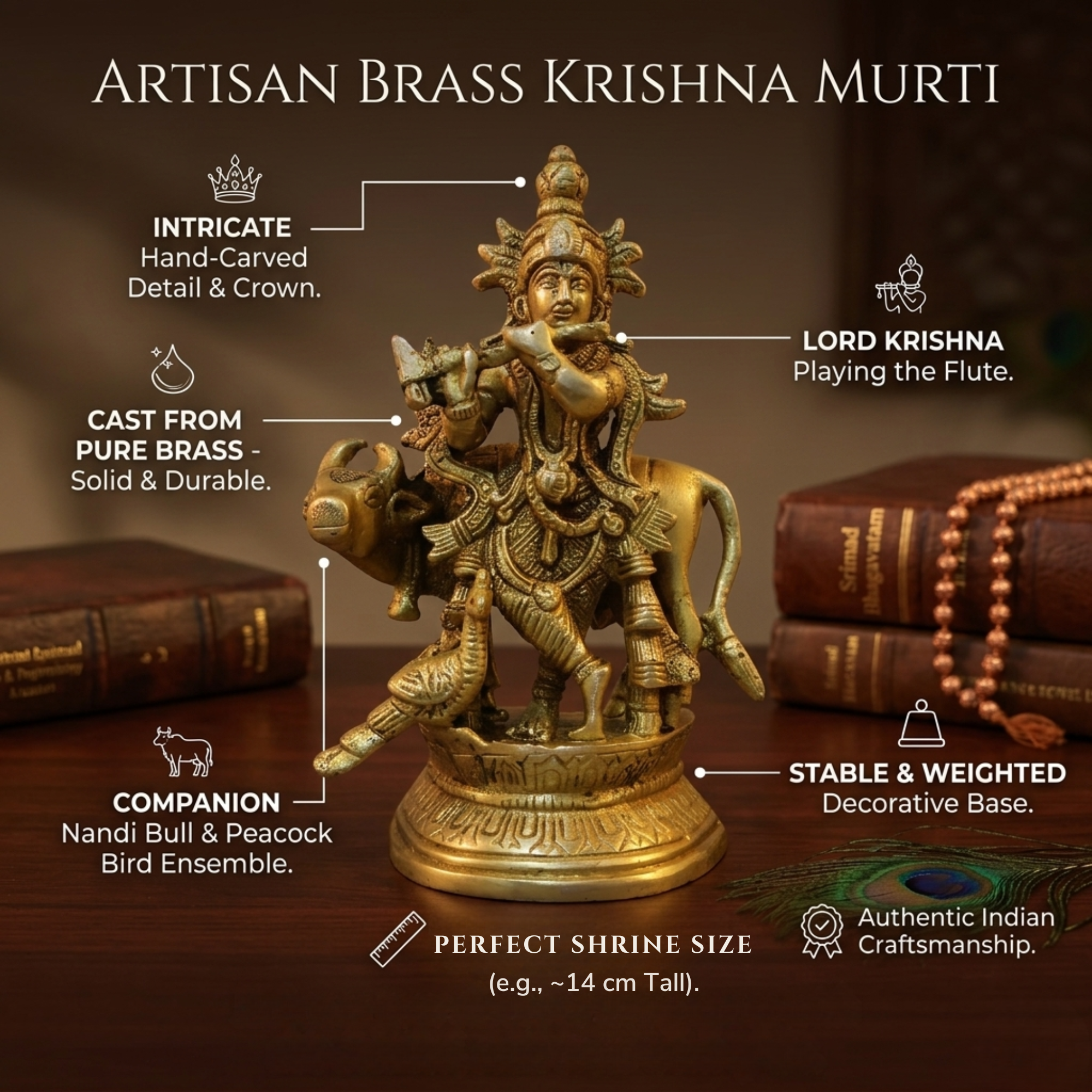 Brass Krishna Murti