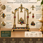 Pure Brass Ganesha on Swing