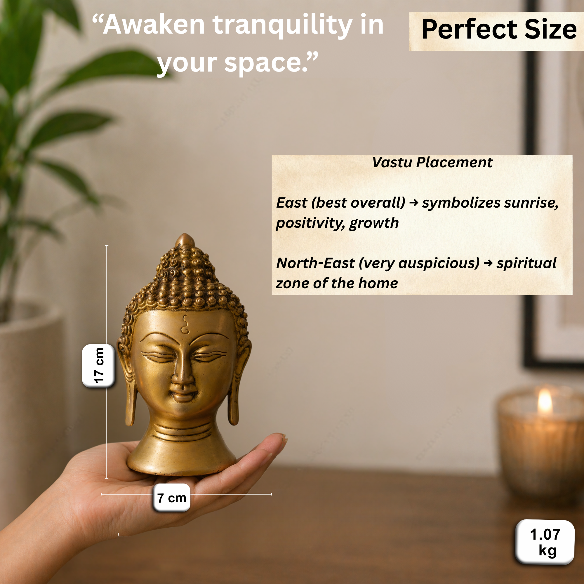 Buddha Head Statue