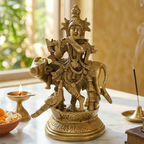 Pure Brass Krishna Murti