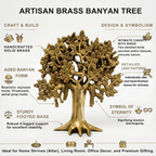 Pure Brass Tree of Life