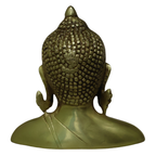 Pure Brass Buddha Head Bust