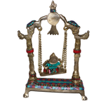 Pure Brass Ganesha on Swing