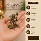 Pure Brass Miniature Bajrang Hanuman