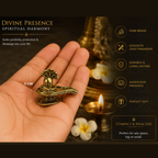 Pure Brass Miniature Shivling