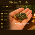 Pure Brass Miniature Tortoise