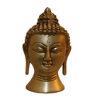Pure Brass Sleeping Buddha Idol