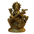 Pure Brass Saraswati Devi