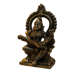 Pure Brass Goddess Saraswati Idol