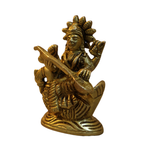 Pure Brass Saraswati Devi