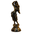 Pure Brass Dancing Apsara Figurine