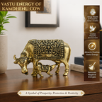Pure Brass Miniature Kamdhenu