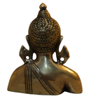 Pure Brass Buddha Bust