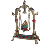 Pure Brass Ganesha on Swing