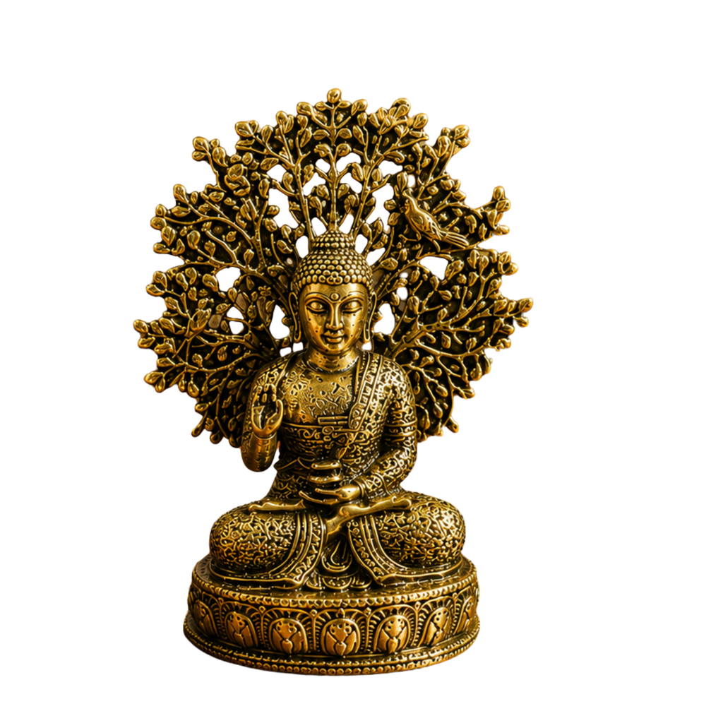 Pure Brass Miniature Buddha