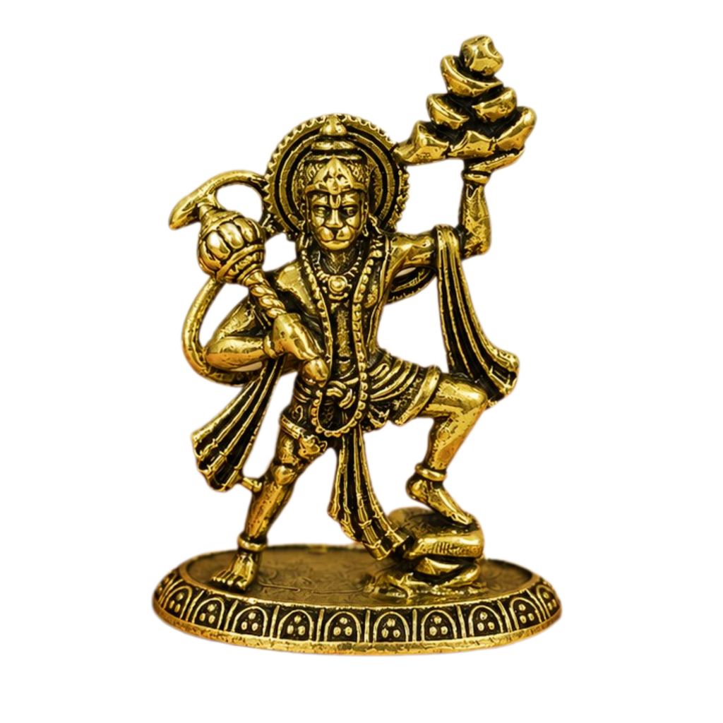 Pure Brass Miniature Bajrang Hanuman