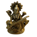 Pure Brass Saraswati Devi