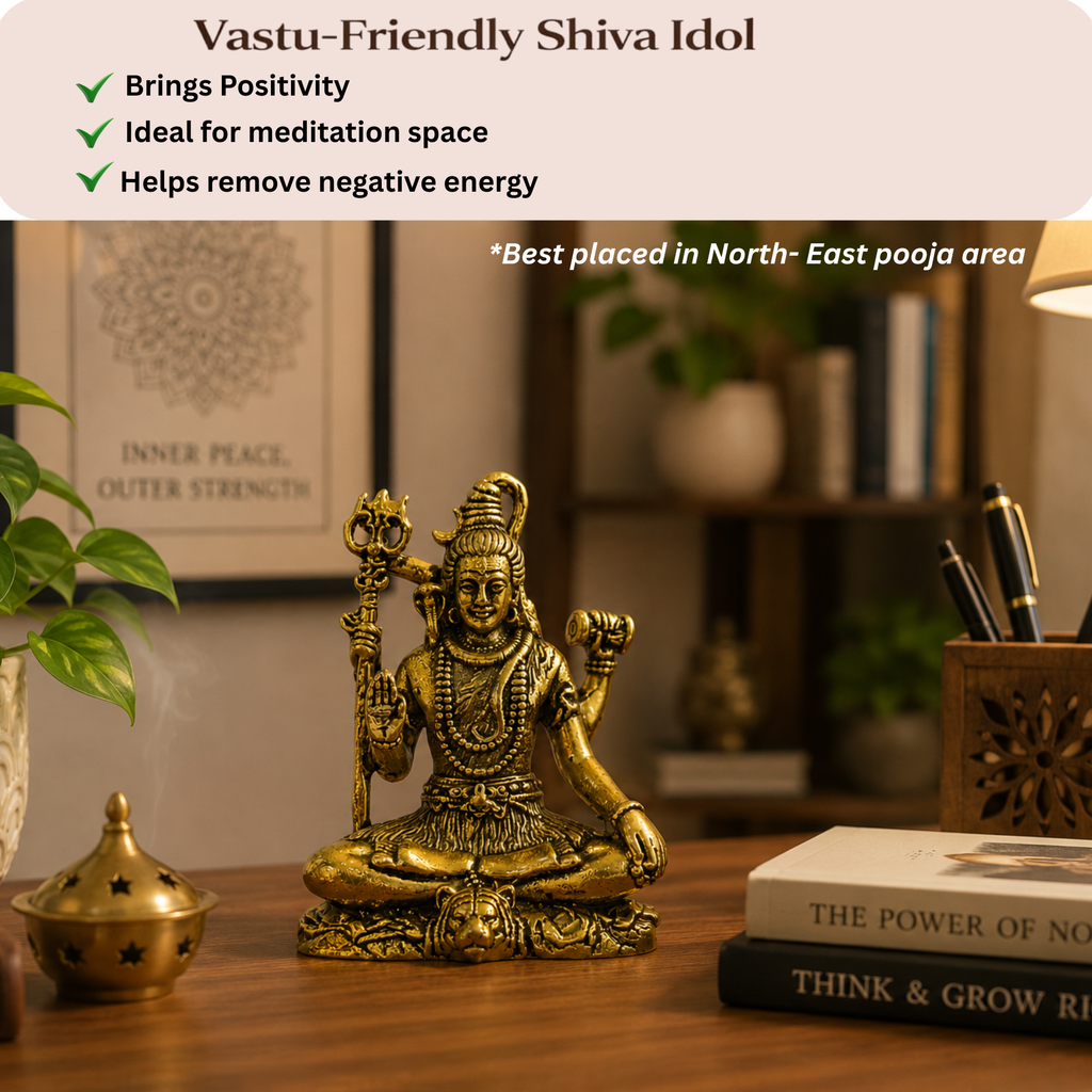 Pure Brass Miniature Maha Shiv
