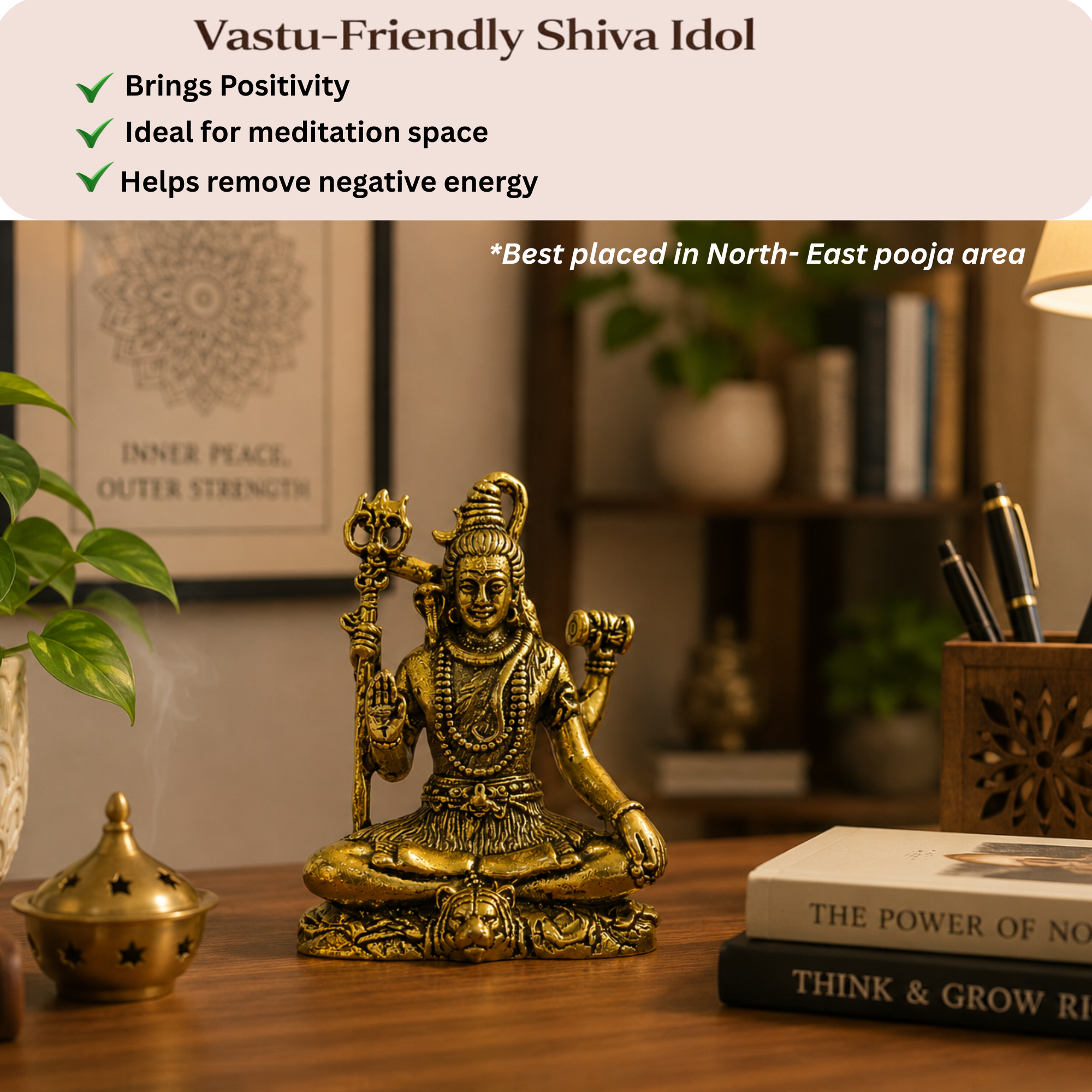 Pure Brass Miniature Maha Shiv