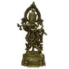 Pure Brass Krishna