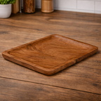 Acacia Wooden Serving Square Platter Tray