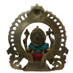 Pure Brass Ganesha with Stone Work