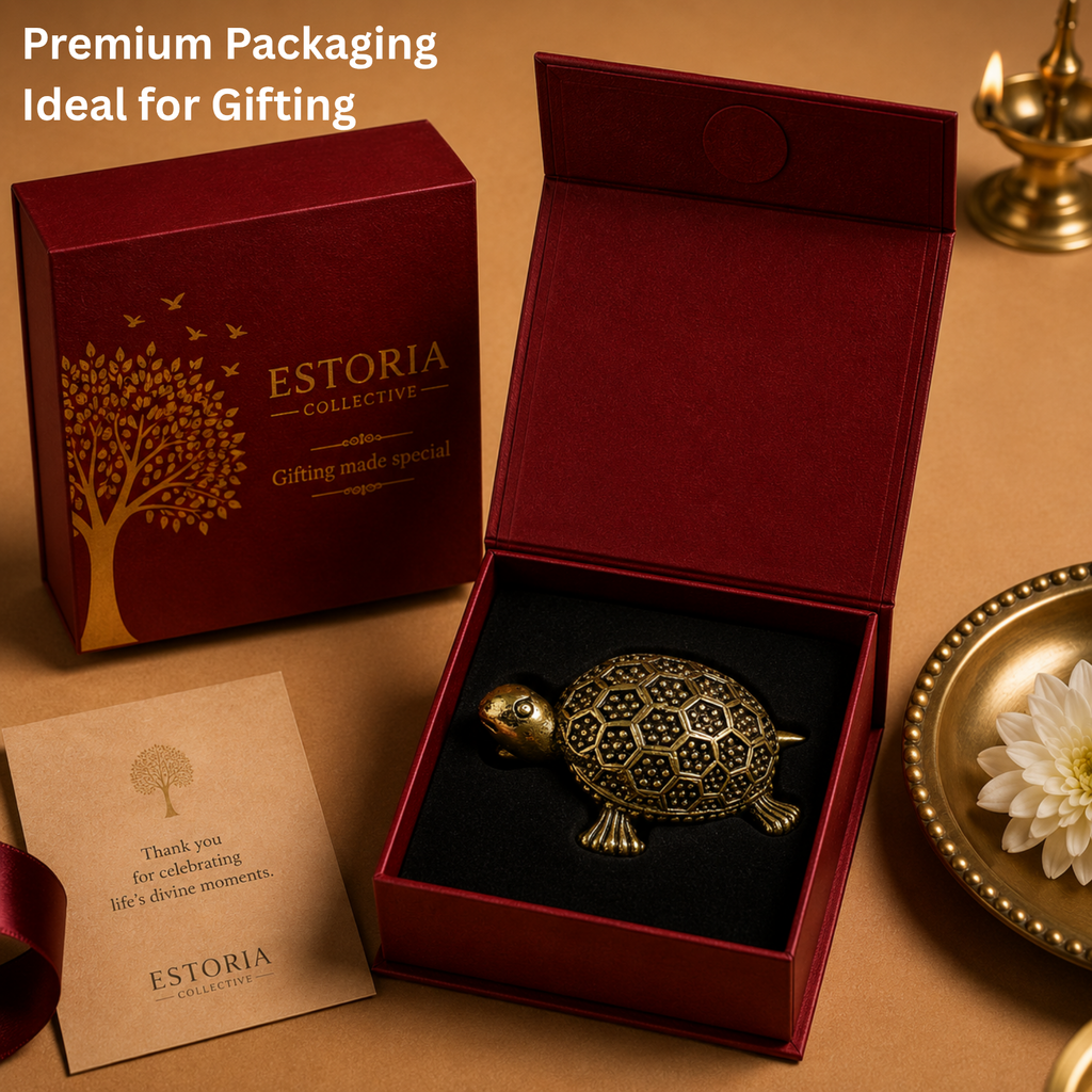 Pure Brass Miniature Tortoise