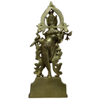 Pure Brass Krishna