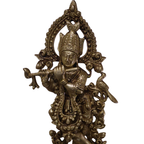 Pure Brass Krishna
