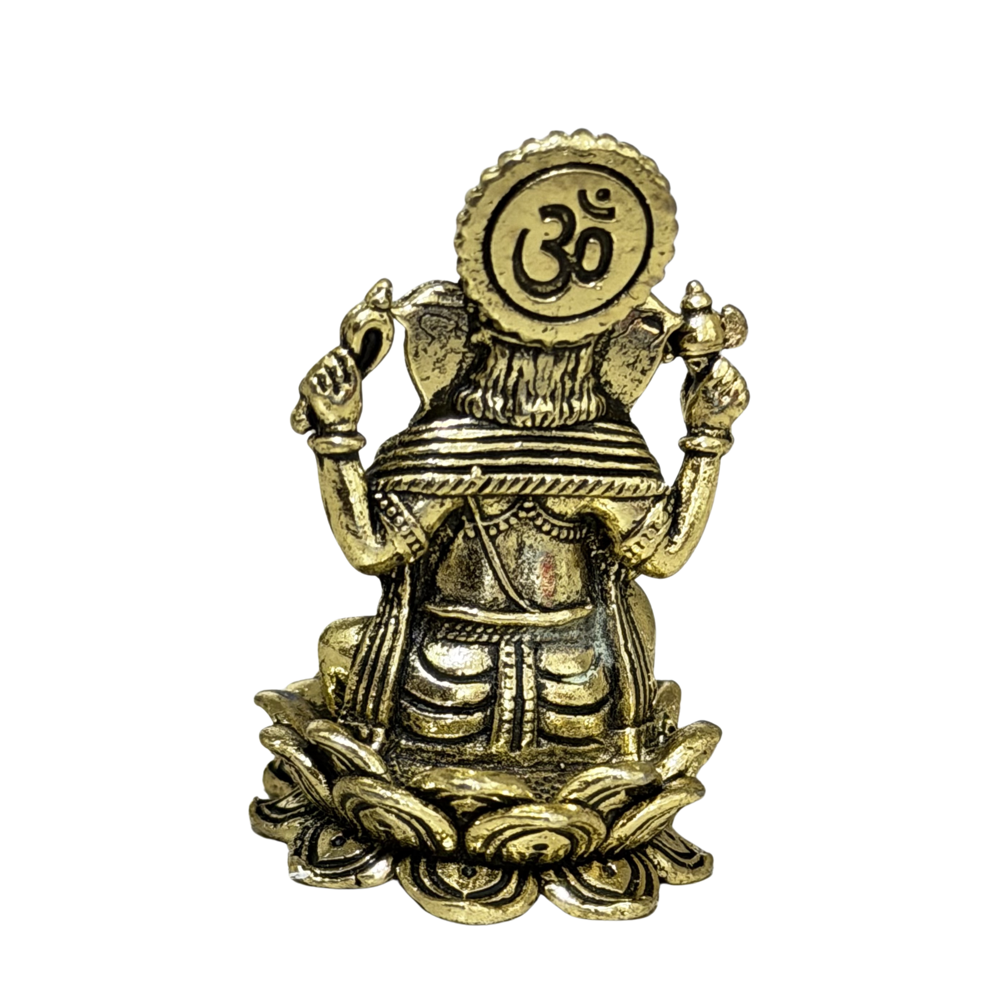 Pure Brass Miniature Ganesha