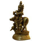 Pure Brass Krishna Murti