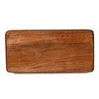 Acacia Wooden Rectangular Serving Platter Tray (10x7 inches)