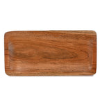 Acacia Wooden Rectangular Serving Platter Tray (10x7 inches)