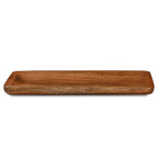 Acacia Wooden Rectangular Serving Platter Tray (10x7 inches)