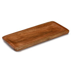 Acacia Wooden Rectangular Serving Platter Tray (10x7 inches)