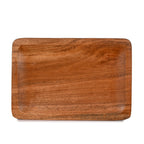 Acacia Wood Serving Platter Tray (12x6 Inches)