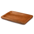 Acacia Wood Serving Platter Tray (12x6 Inches)