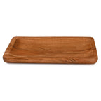 Acacia Wood Serving Platter Tray (12x6 Inches)