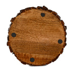 Mango Bark Wooden Round Cheese & Serving Platter