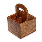 Acacia Wood Cutlery Holder