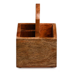 Acacia Wood Cutlery Holder
